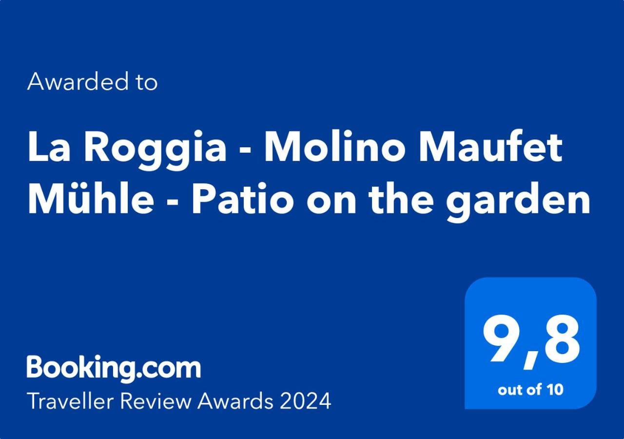 Villa La Roggia - Molino Maufet Mühle - Patio on the garden Colico Exterior foto